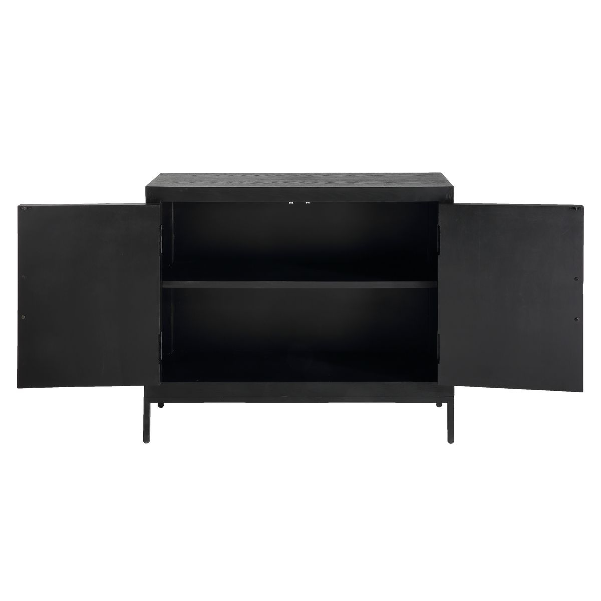 Front Range 2 Door Cabinet, Black