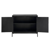 Front Range 2 Door Cabinet, Black