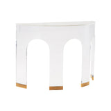 Marble and Acrylic Demilune