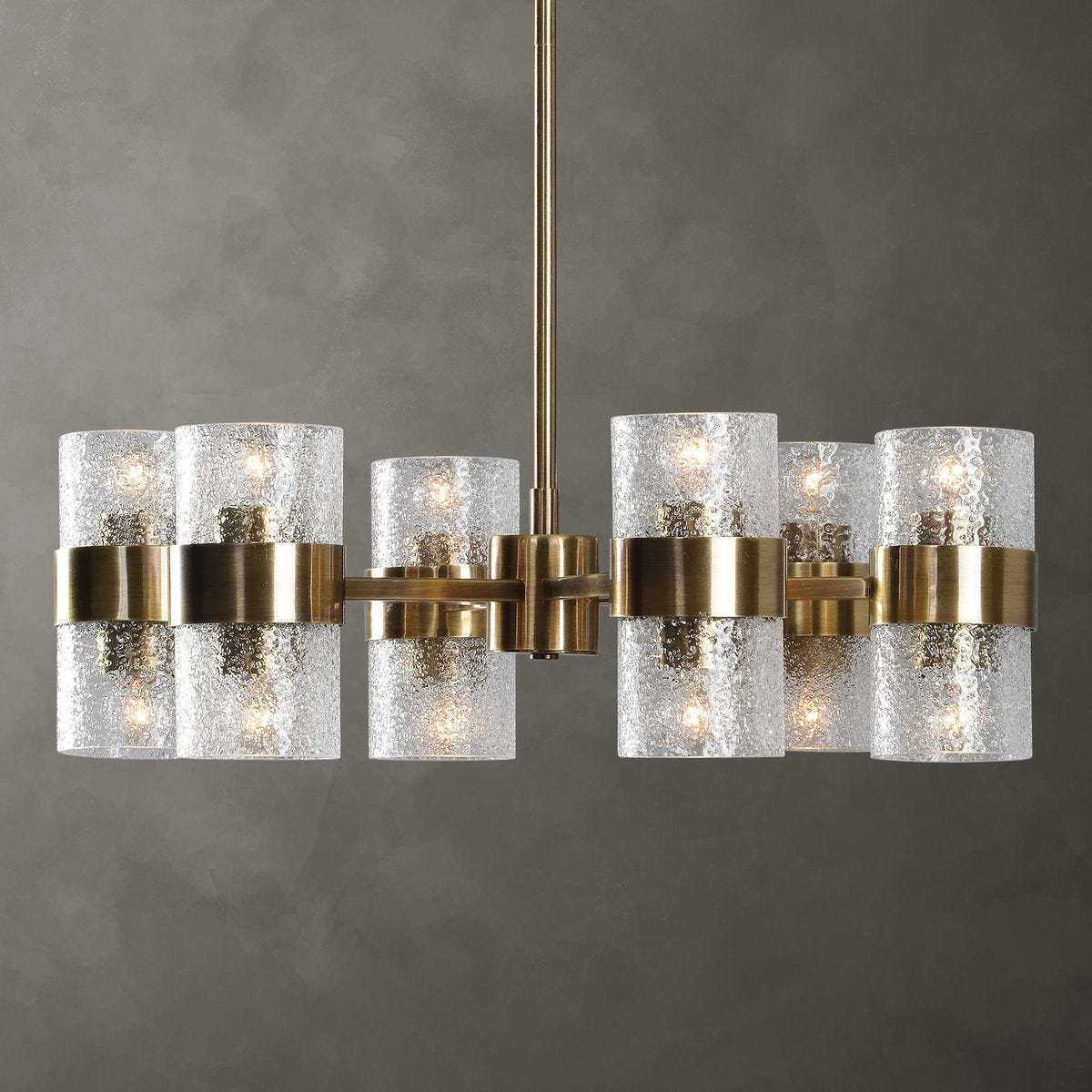 Marinot, 12 Lt Chandelier - Kings Fine Art & Decor
