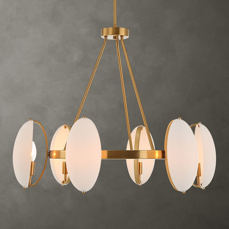 Oviform, 6 Lt Chandelier - Kings Fine Art & Decor
