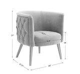 Haider Accent Chair, Slate Blue