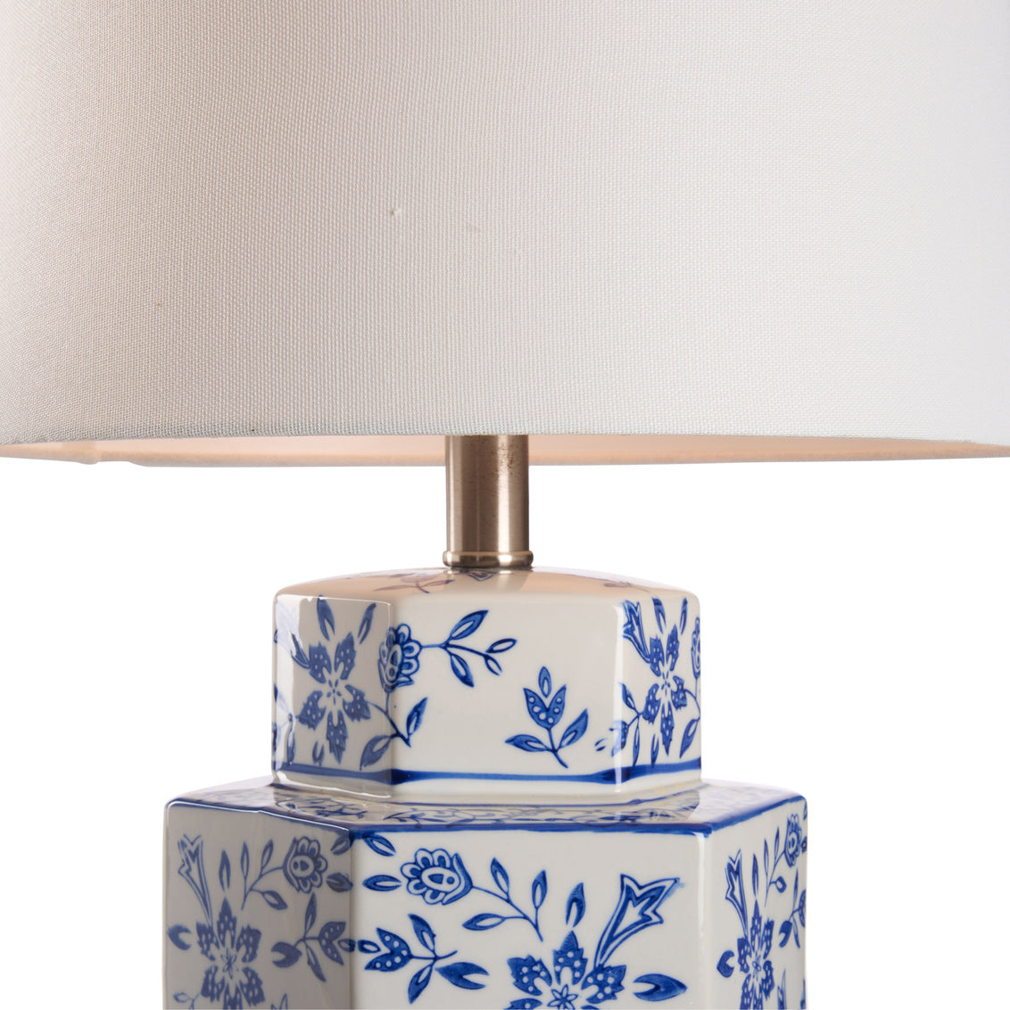 Blue & White Lamp