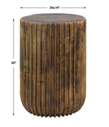 Peaks and Valleys Accent Table