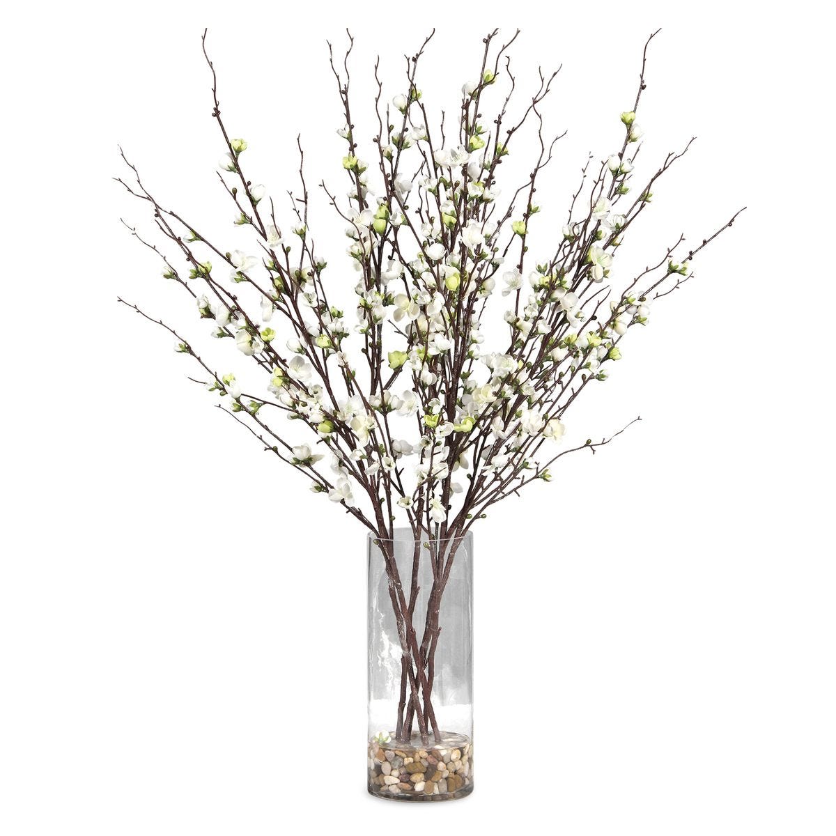 Quince Blossoms Silk Centerpiece - Kings Fine Art & Decor