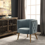 Haider Accent Chair, Slate Blue