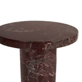 George Marble Side Table - Garnet
