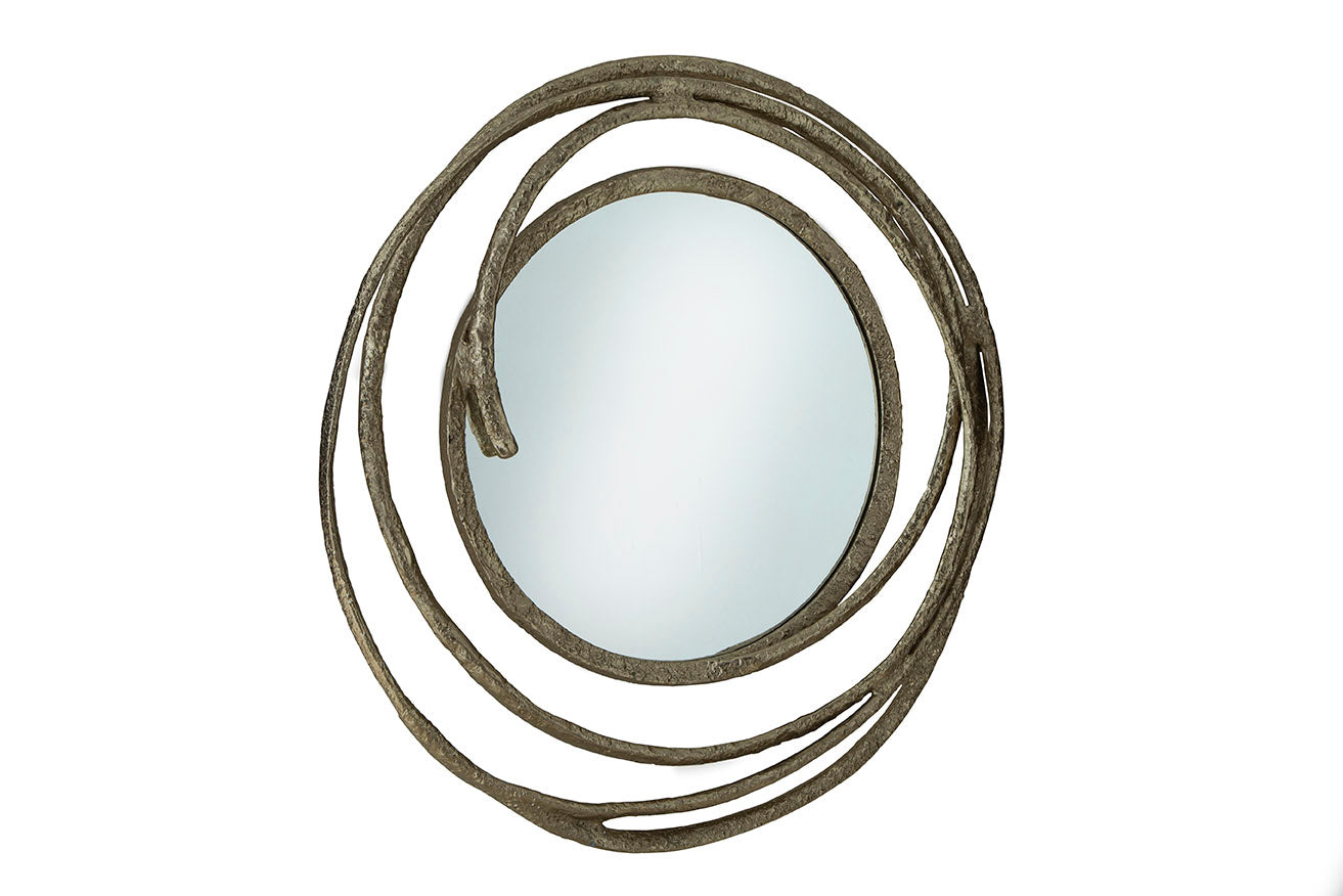 Gold Circles Mirror - Kings Fine Art & Decor