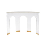 Marble and Acrylic Demilune