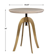 Alice Adjustable Accent Table