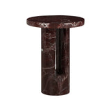 George Marble Side Table - Garnet