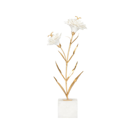 Carnation on Alabaster Stand