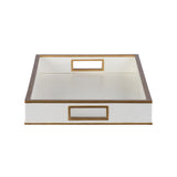 Reddington Tray - White Croco