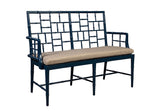Blue Belleville Settee - Kings Fine Art & Decor