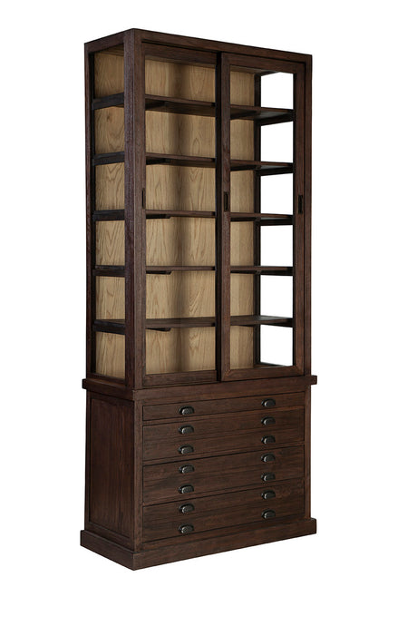 Brown Single Balmoral Cabinet - Kings Fine Art & Decor
