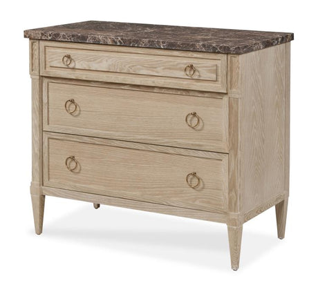 maison-'47-drawer-chest-with-marble-top---blonde-cerused-89A-202M-V1