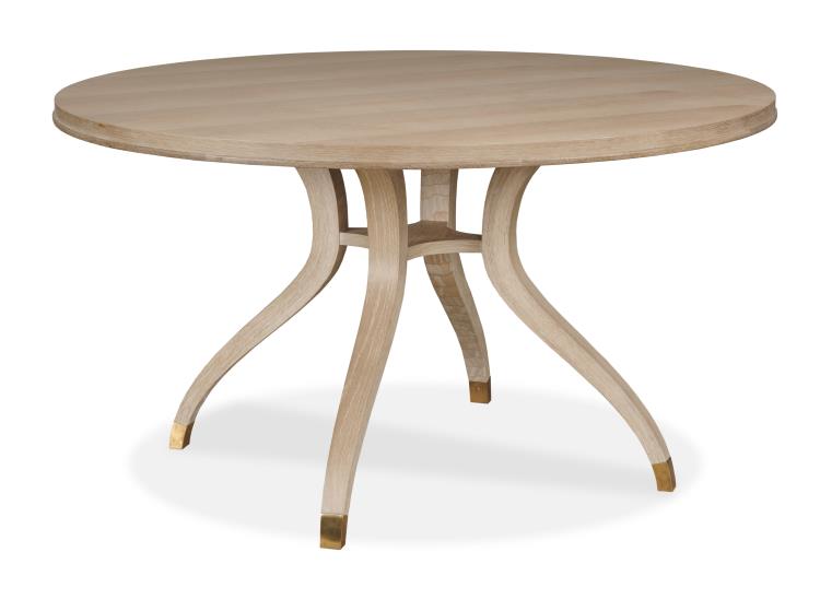 maison-'47-round-54"-dining-table---blonde-cerused-89A-305-V1