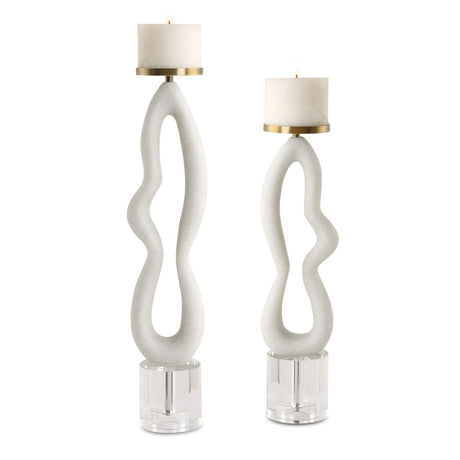 Feamelo, Candleholders, S/2 - Kings Fine Art & Decor