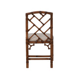 Chippendale Bamboo Chair - Brown