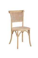 White Washed Halsey Side Chair - Kings Fine Art & Decor