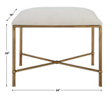 Avenham Small Bench, Gold