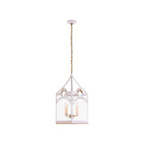 Quatrefoil Lantern - White