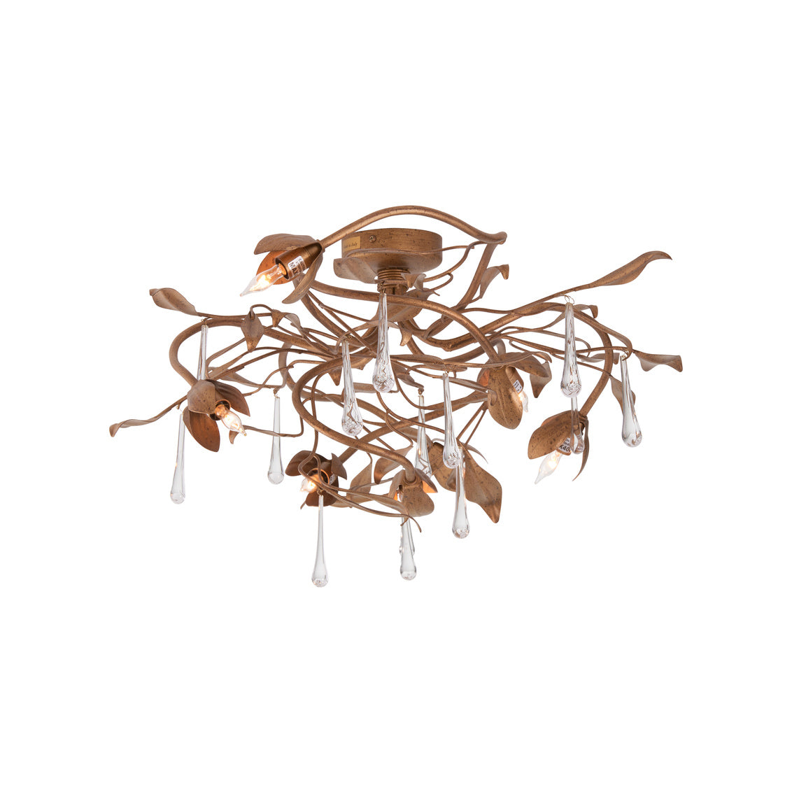 Bay Laurel Leaf Flush Mount