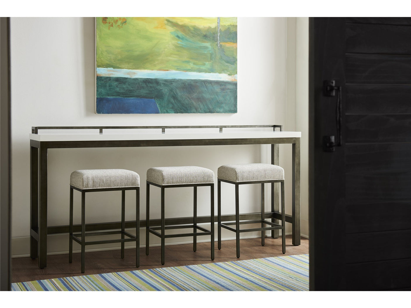 Essence Console Table with Stools