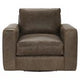 DAWKINS LEATHER SWIVEL CHAIR