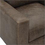 DAWKINS LEATHER SWIVEL CHAIR