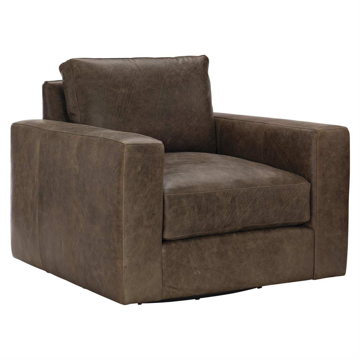 DAWKINS LEATHER SWIVEL CHAIR