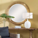 Mariner Round Mirror, Natural