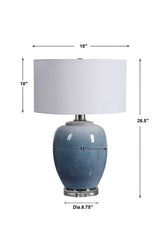Blue Waters Table Lamp