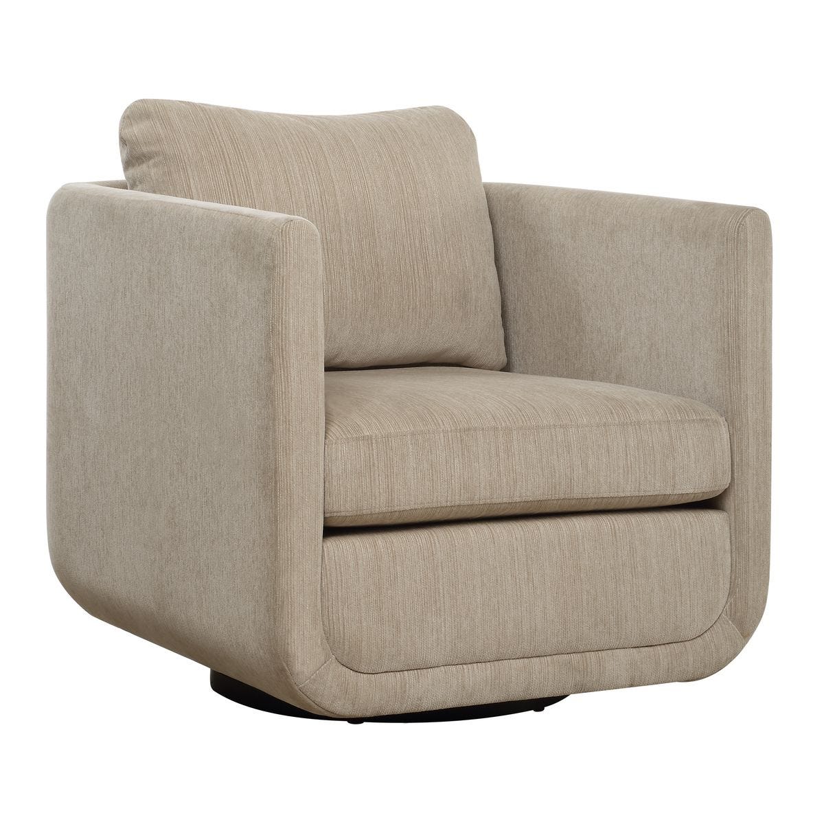 Abound Swivel Chair, Porcelain