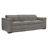 LIONI LEATHER POWER MOTION SOFA