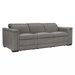LIONI LEATHER POWER MOTION SOFA