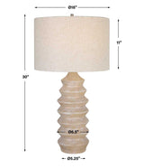 Uplift Table Lamp, Natural