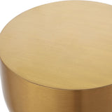 Golden Vessel Accent Table