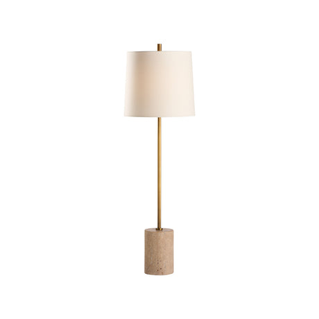 Lambeth Table Lamp-Travertine
