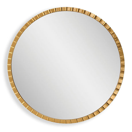 Dandridge Round Mirror, Gold - Kings Fine Art & Decor