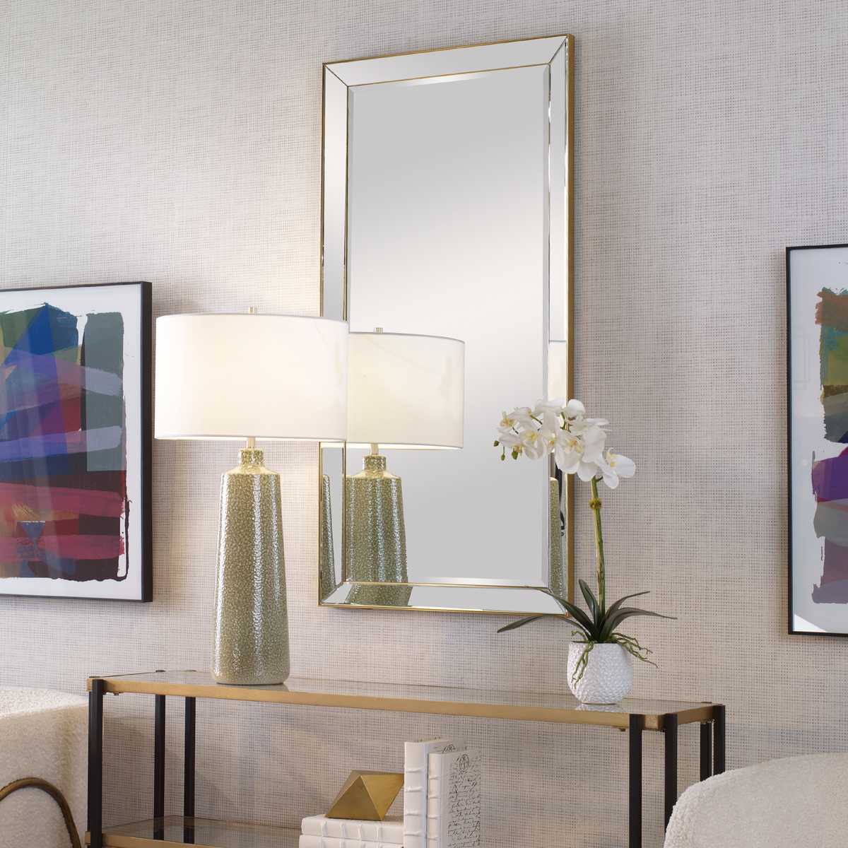 Lytton Mirror, Gold