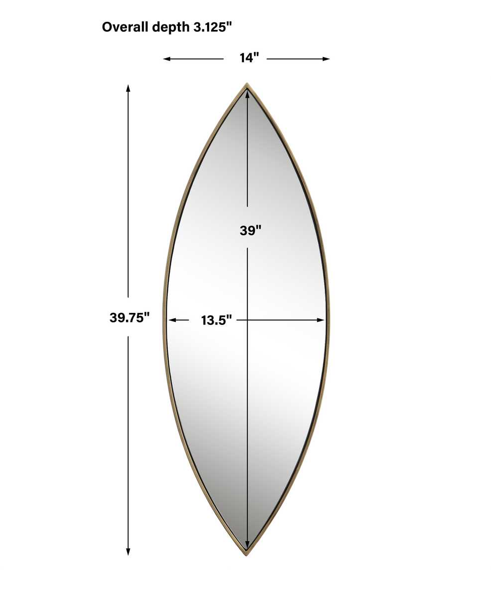 Ellipse Mirror, Gold