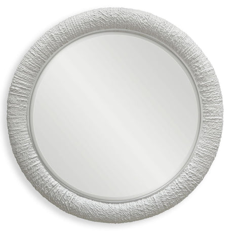 Mariner Round Mirror, White - Kings Fine Art & Decor