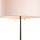 Blythwood Floor Lamp w/ Glass Table - Oil Rubbed Bronze