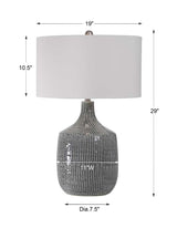 Felipe Table Lamp, Dark Gray