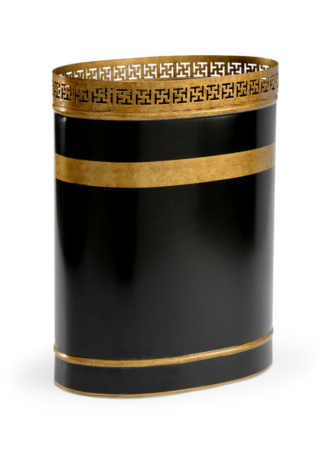 Robbins Wastebasket - Black