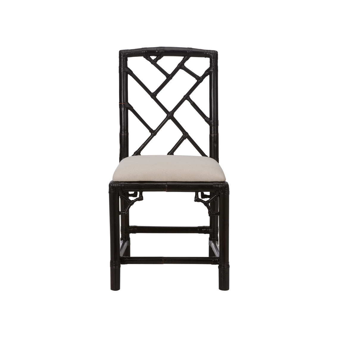 Chippendale Bamboo Chair - Cracked Pepper