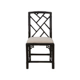 Chippendale Bamboo Chair - Cracked Pepper