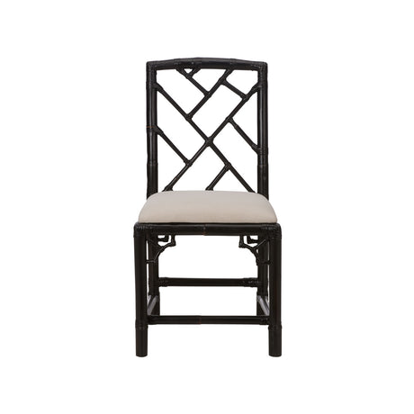 Chippendale Bamboo Chair - Cracked Pepper