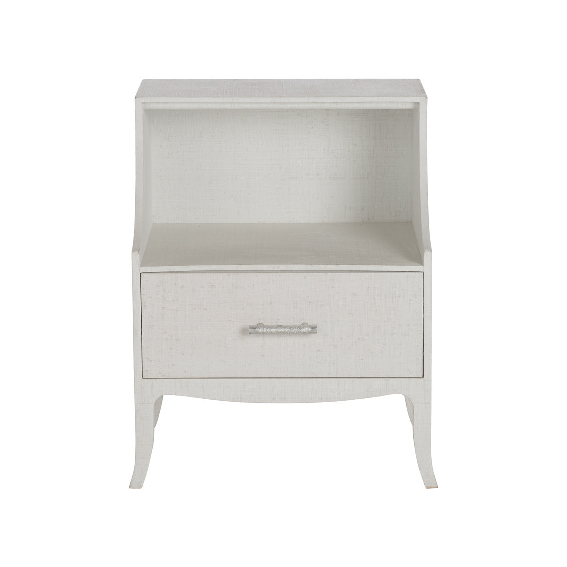 George III Bedside Table - White